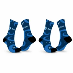 2-Pair Bundle - Sustainable High-Speed Premium Crew Socks Oktorocket Vol. 1