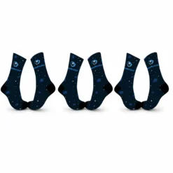 3-Pair Bundle - Sustainable High-Speed Premium Crew Socks Oktorocket Vol. 2